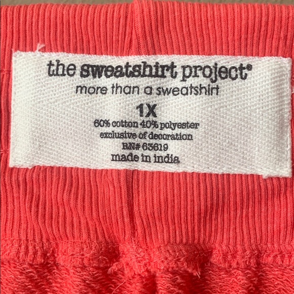 24. Activewear Bundle XL/1X croft & barrow Gray Knit Mini Skorts, Peach Shorts - Picture 6 of 6